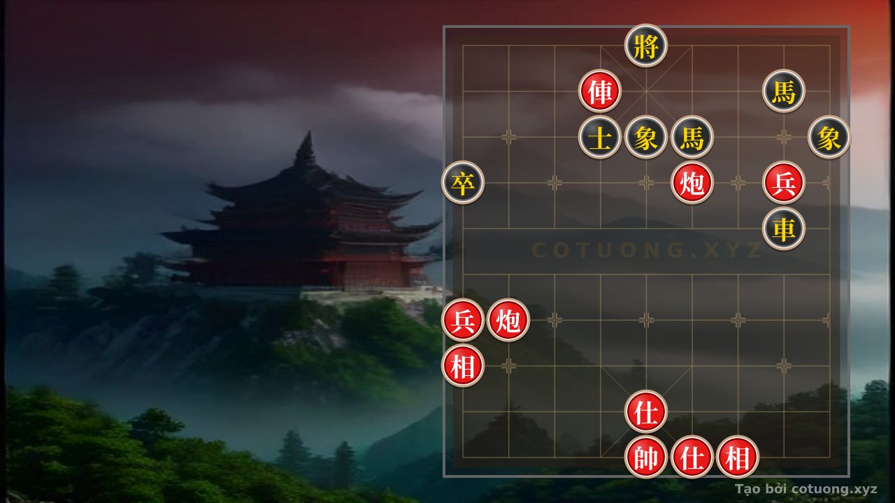 Thế cờ: Red General Chess: Tactical Annihilation with Double Horses — Cờ Tướng Online
