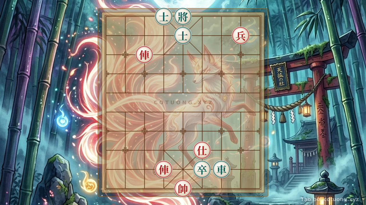 Thế cờ: Secret Trick: Double Rook and Advisor vs. Two Advisors - The Divine Counterattack Dismantles Two Advisors in One Move — Cờ Tướng Online
