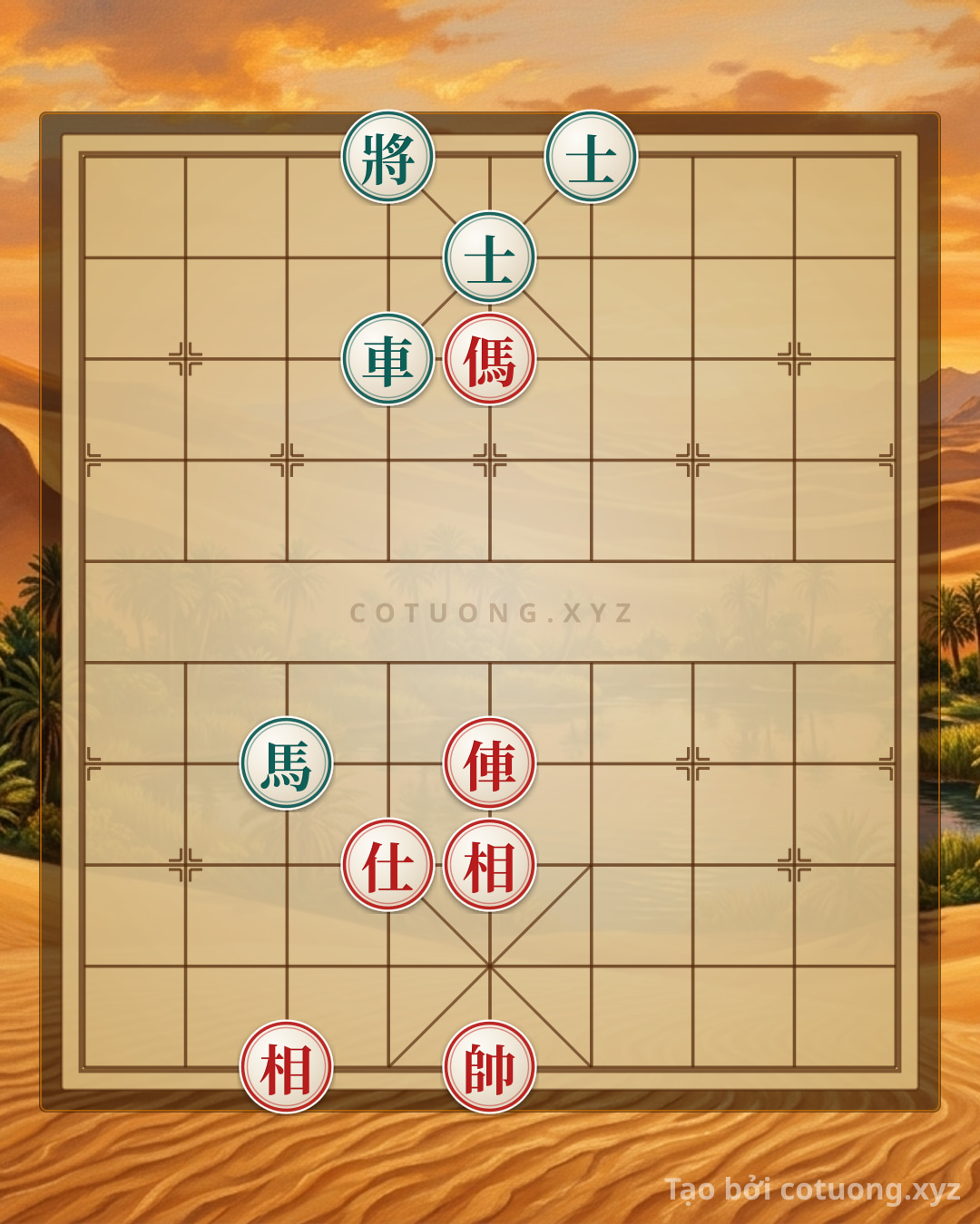 Thế cờ: Mystic General's Battle: Red vs Black — Cờ Tướng Online