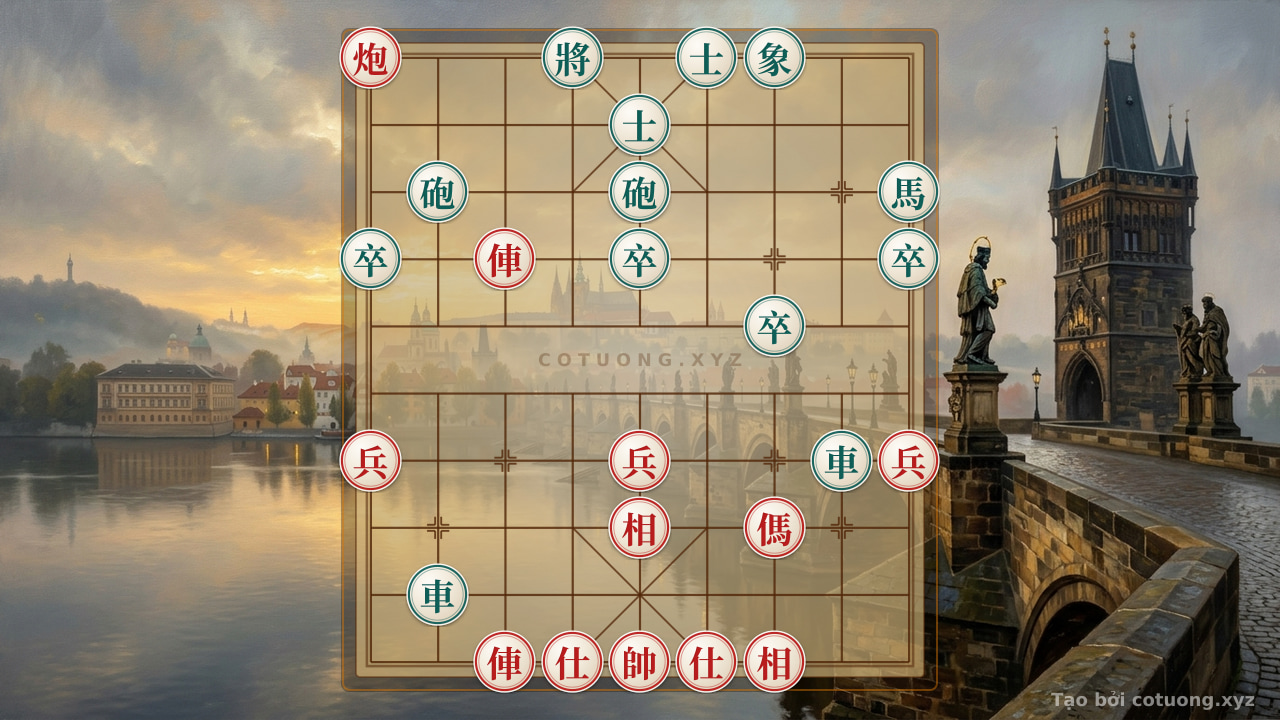 Thế cờ: Classic Checkmate: 2Rooks Cannon Horse 3Pawns 2Advisors 2Bishops Exchange Wind 2Rooks 2Cannons Horse 4Pawns 2Advisors Bishop - Extremely Deep Tactics — Cờ Tướng Online