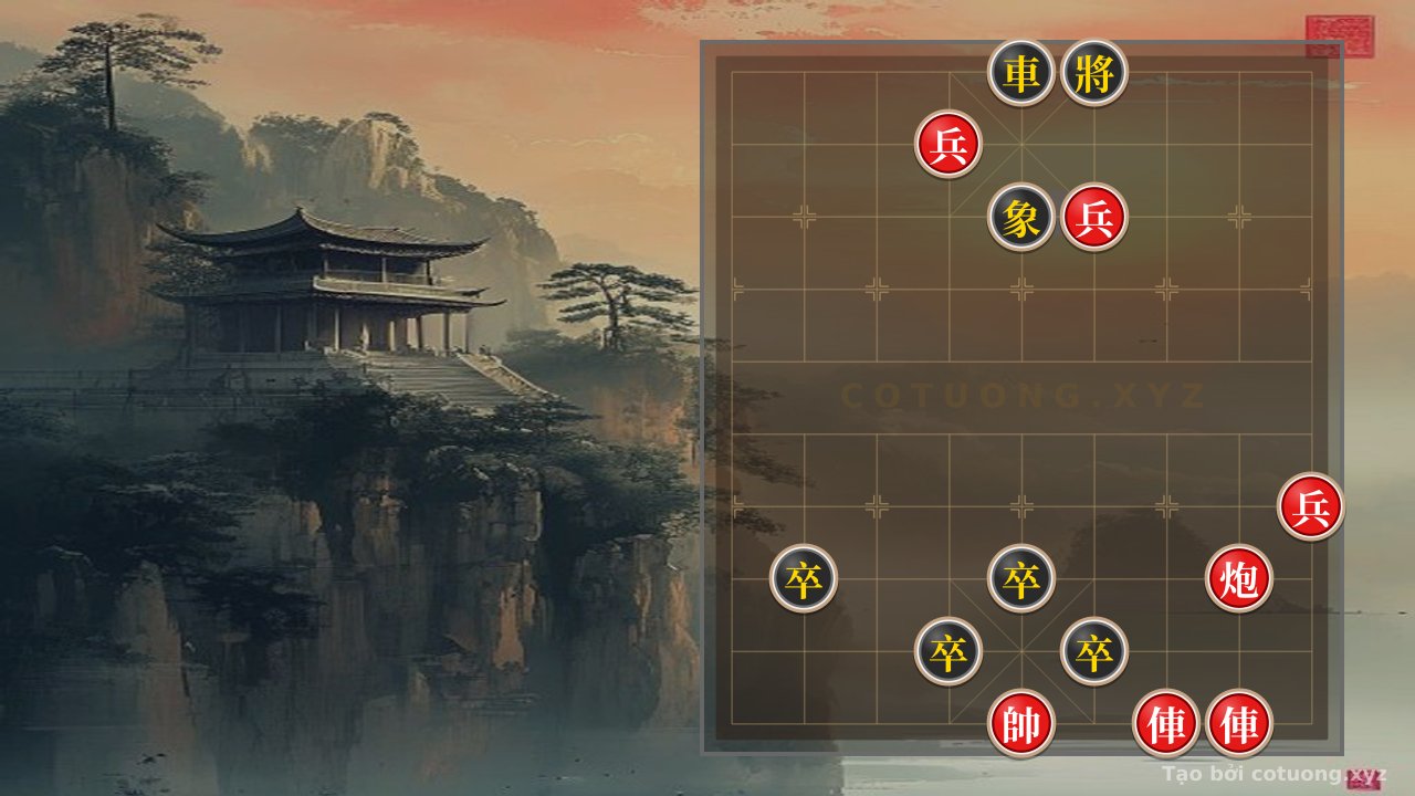 Thế cờ: Hidden Checkmate Classic: When Two Rooks, Two Cannons, and Three Pawns Overwhelm the Four-Pawn Elephant - The Battle of Xichibi on the Chessboard — Cờ Tướng Online