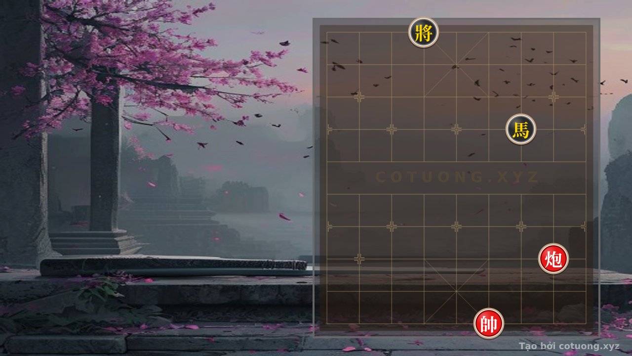 Thế cờ: Red General: Red Cannon Exposed 2, Black General Forced to Retreat 4 - Unmatched Tactics — Cờ Tướng Online