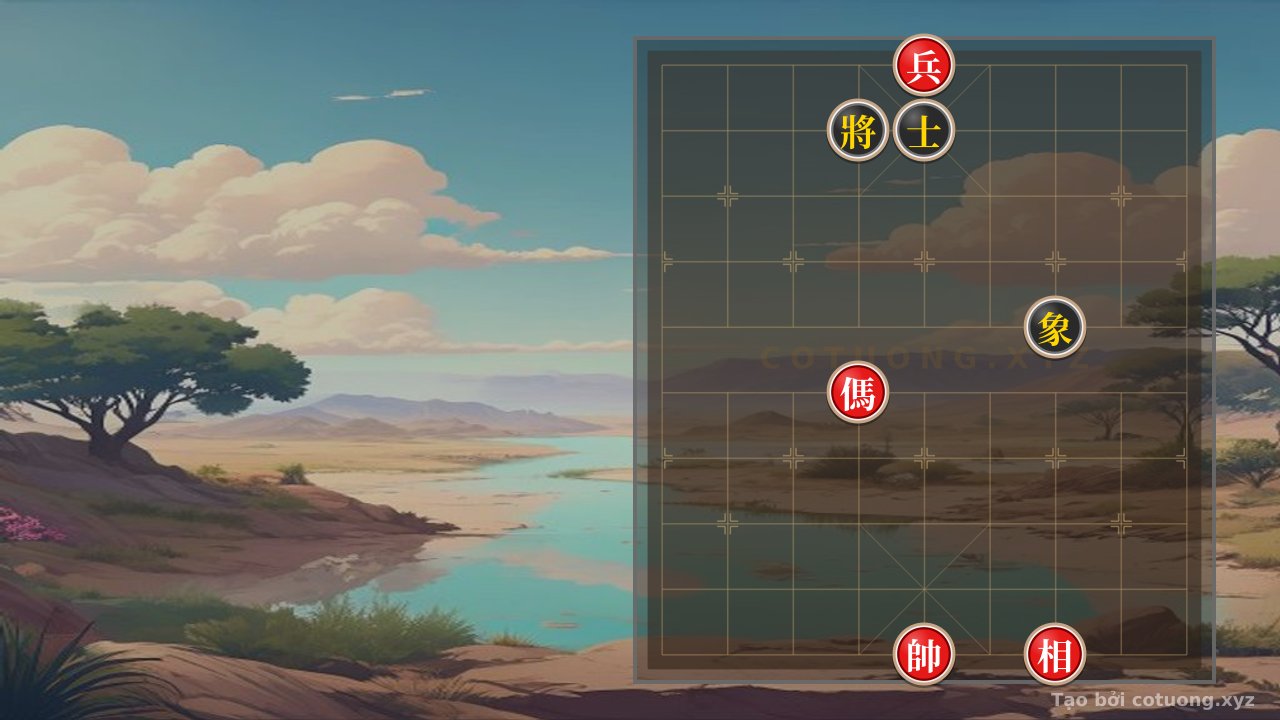 Thế cờ: Red Pawn on File 5 - The Lonely Journey: When a Piece Becomes a Mirror of Life and Death | Vietnamese Chess Tactics 6/10 — Cờ Tướng Online