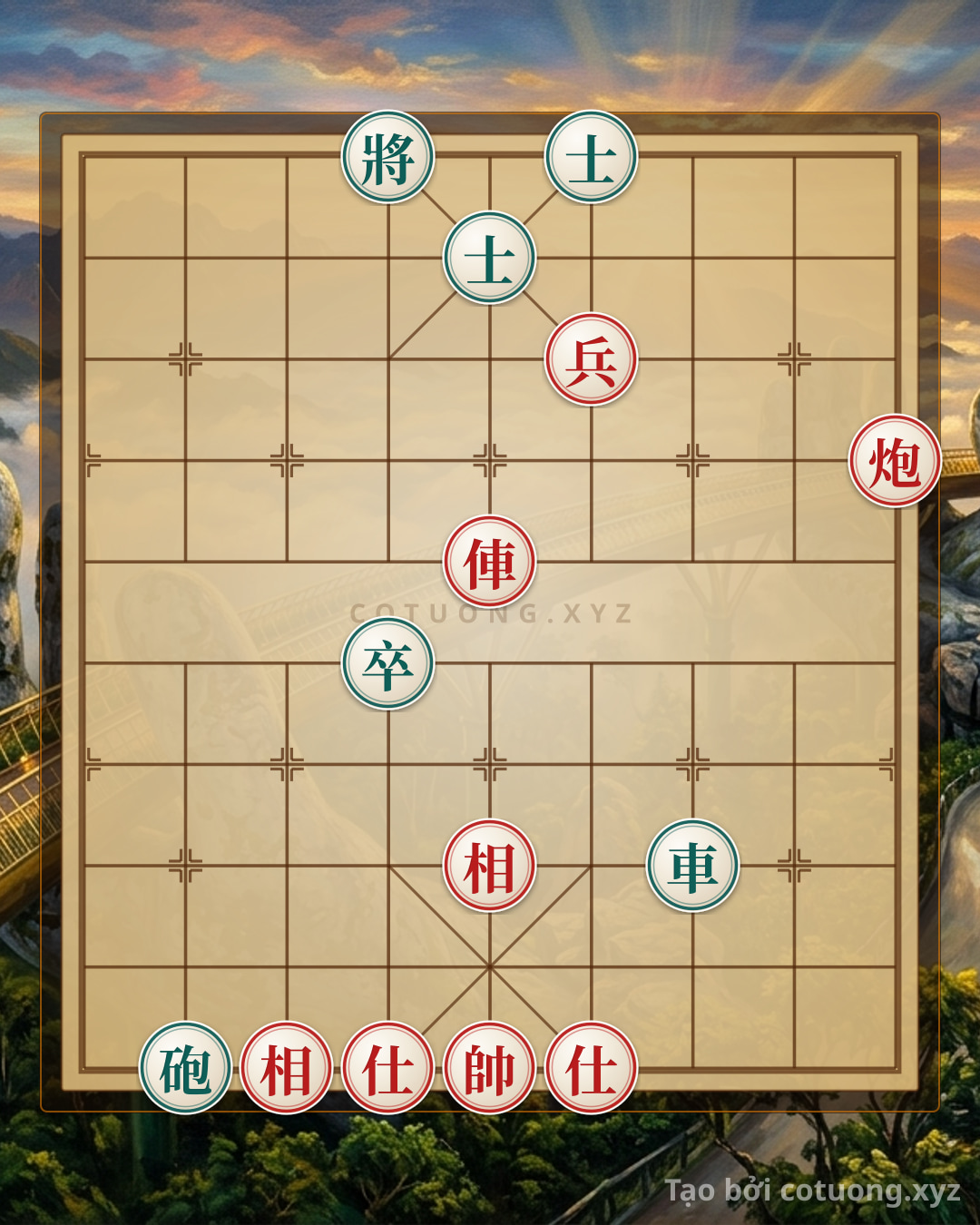 Challenge: Defusing the Red's Attack: The Art of Defensive Counterplay in the 'Black General on File 4, Rank 10' Position - Can you solve it?