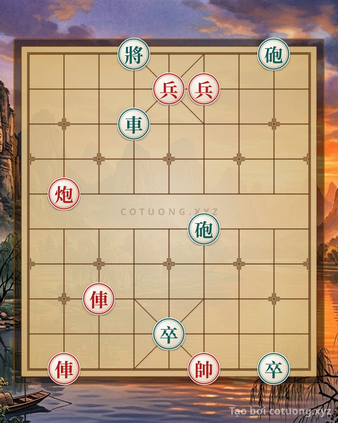 Challenge: Red General: Strategy to Defeat the Isolated Black Chariot in a Difficult Position - Can you solve it?