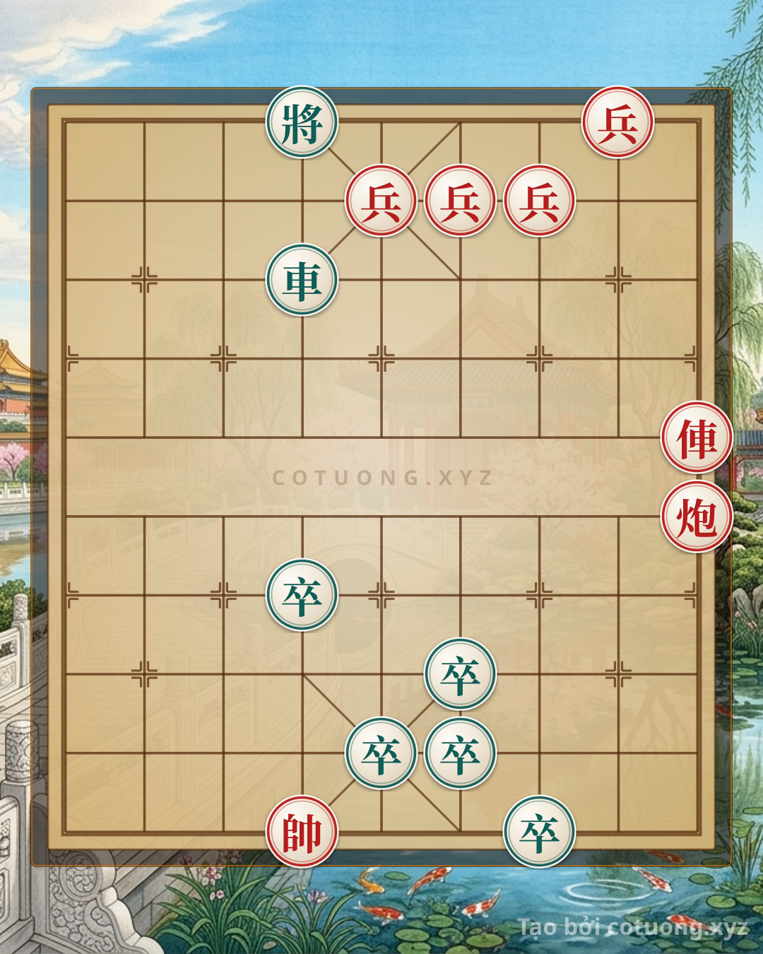 Challenge: Xa pháo hiệp lực trảm tướng - Can you solve it?