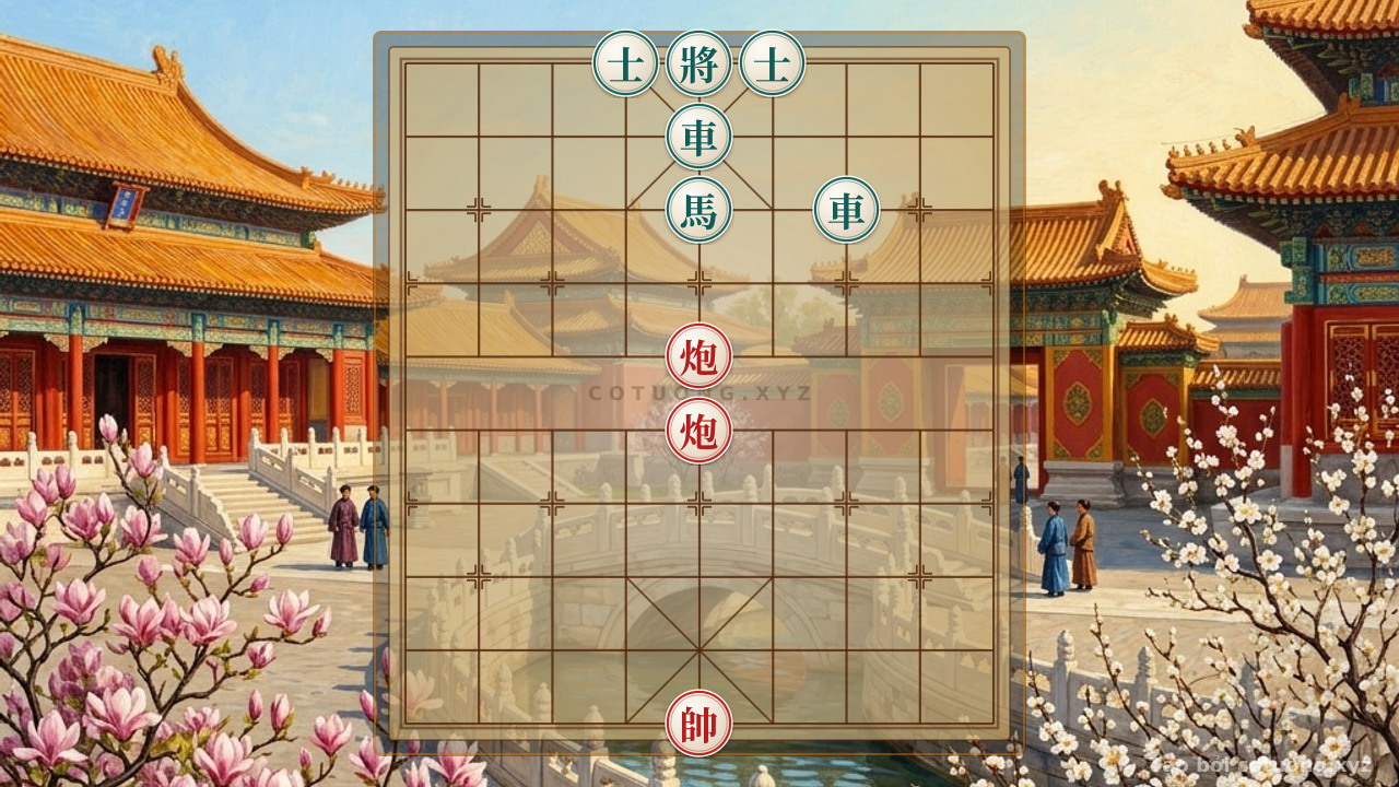 Thế cờ: Xiangqi: Breaking the Red Siege with the Empty Cannon - Unexpected Strategy — Cờ Tướng Online
