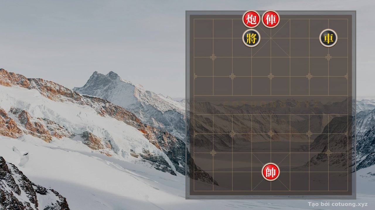 Thế cờ: Xiangqi: Red's Pawn Breaks Through with Rook-Cannon on 6th Rank 10 - Tactical Breakthrough — Cờ Tướng Online
