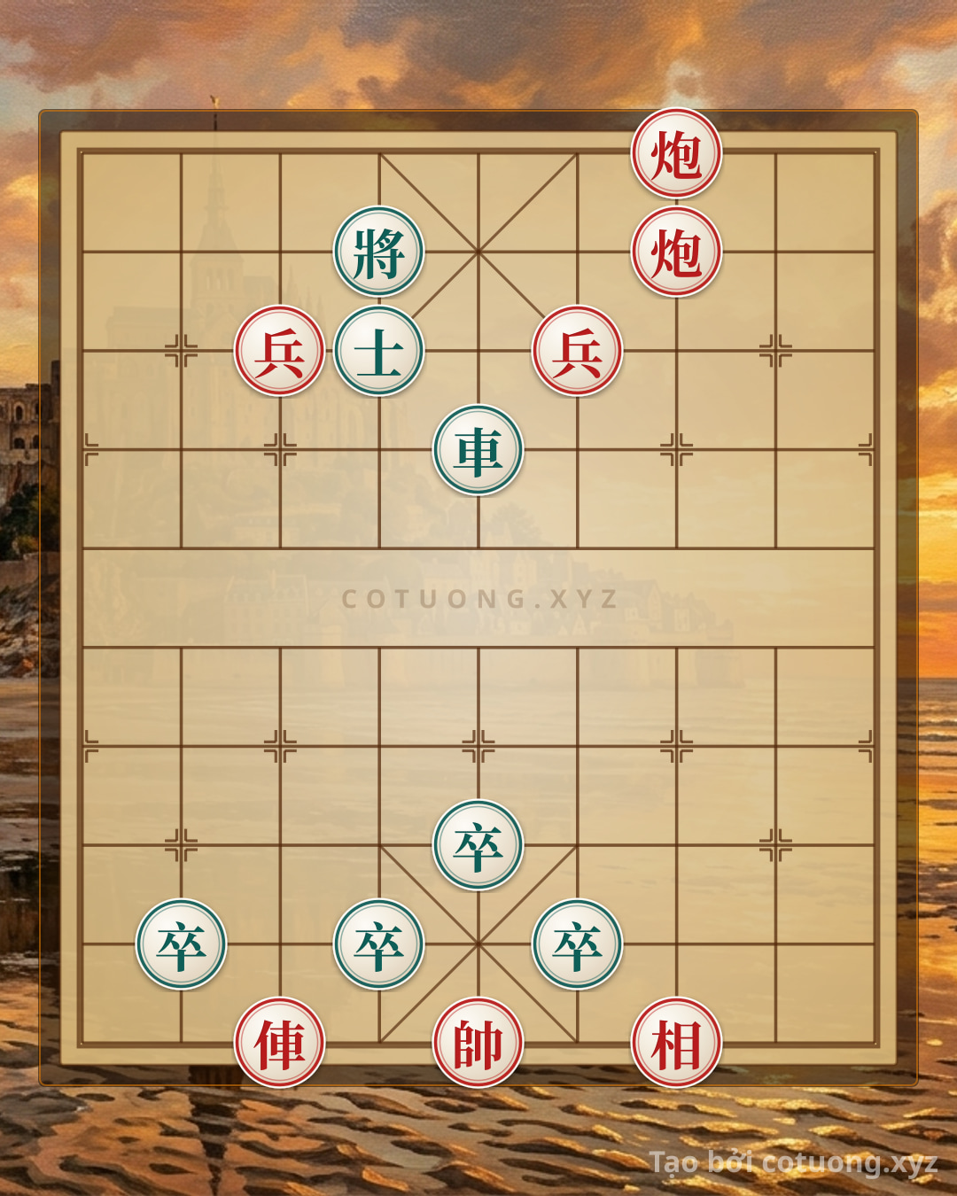 Challenge: Xiangqi Position Analysis: Red attacks with a cannon, Black counters with a chariot - Can you solve it?
