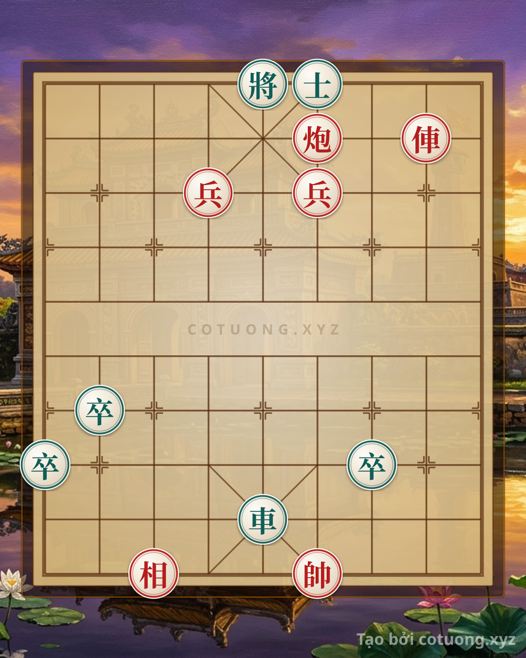 Challenge: The 'Red Cannon on the 4th File' Formation - Defensive Counterattack Tactics in Ancient Chinese Chess - Can you solve it?
