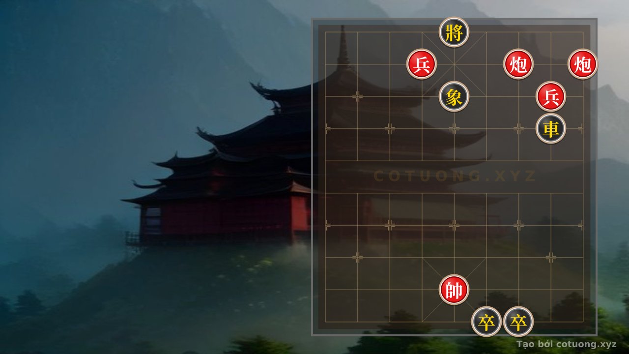Thế cờ: Xiangqi: Red's Psychological Checkmate - Strategic Analysis — Cờ Tướng Online