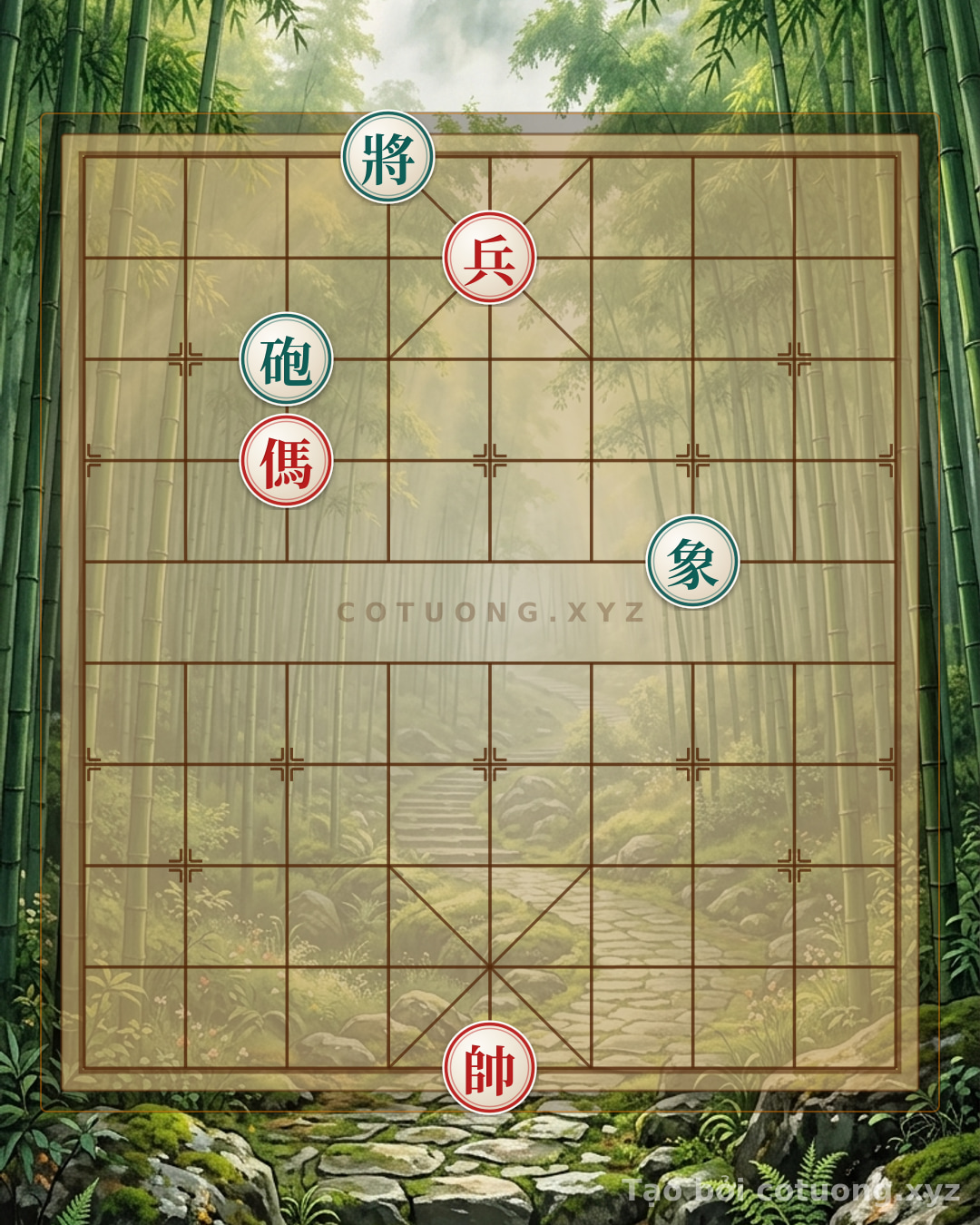 Thế cờ: Cơ Tướng Đỏ Áp Bách: 