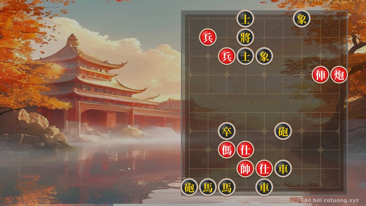 Thế cờ: Red General Chess: Double Horse Legs Strategy - How to Defeat Black — Cờ Tướng Online