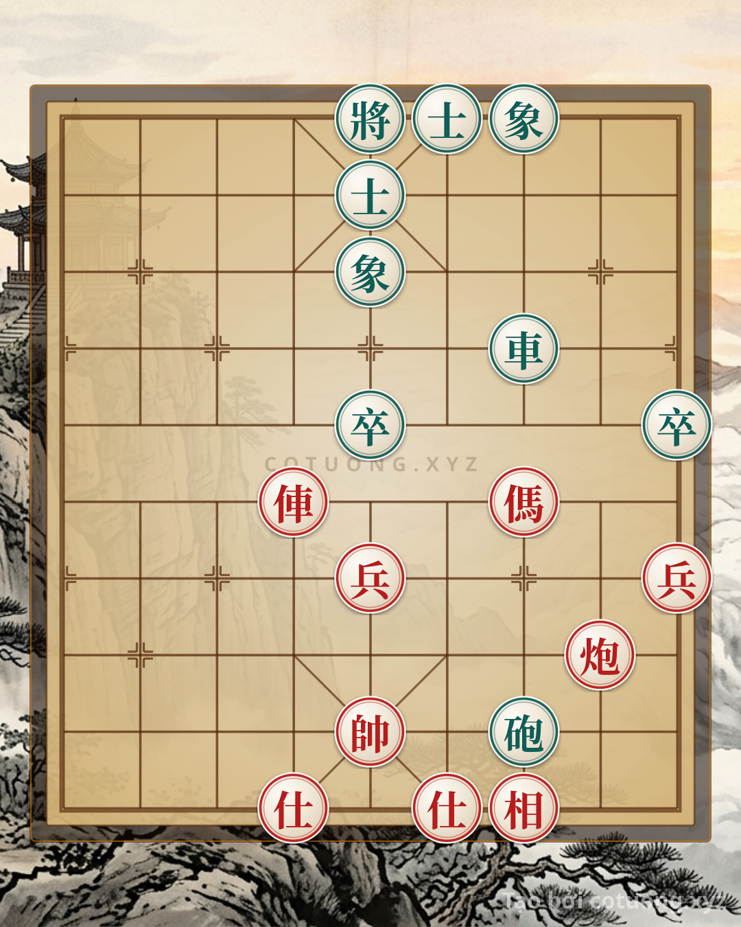 Challenge: Xiangqi Super Difficult: Opening Red Advance and Killing Moves - Can you solve it?