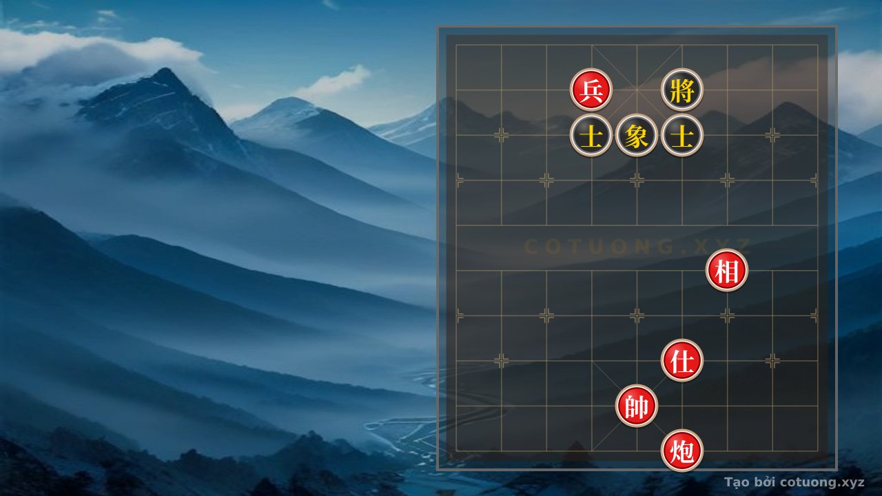 Thế cờ: The Red General's Strategy: The Empty Cannon Opening, the Black Advisor Drowning in the Hexagram — Cờ Tướng Online