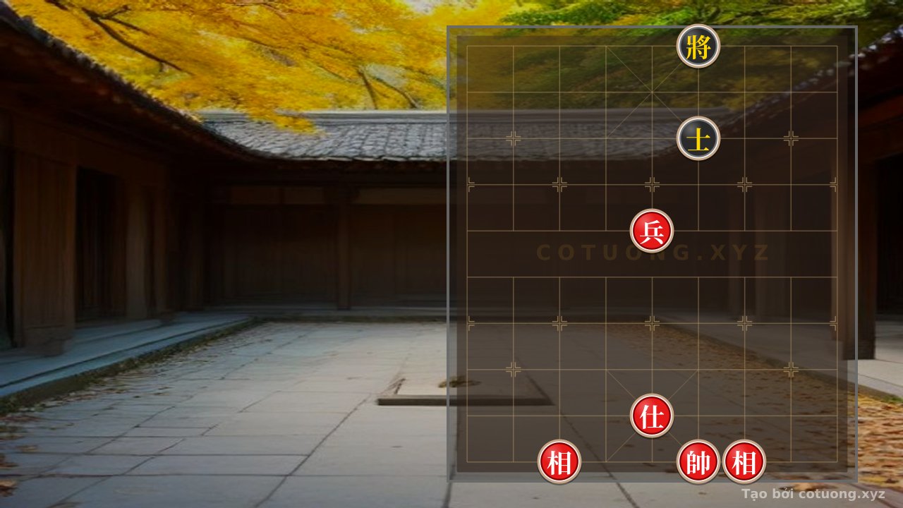 Thế cờ: Red General Advantage in File 5 - How to Kick the Black Advisor — Cờ Tướng Online