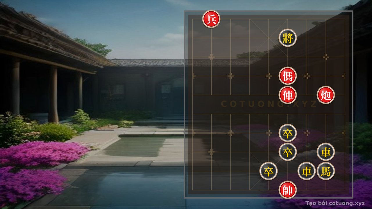 Thế cờ: Xiangqi Board 'Ghost Road 8': 