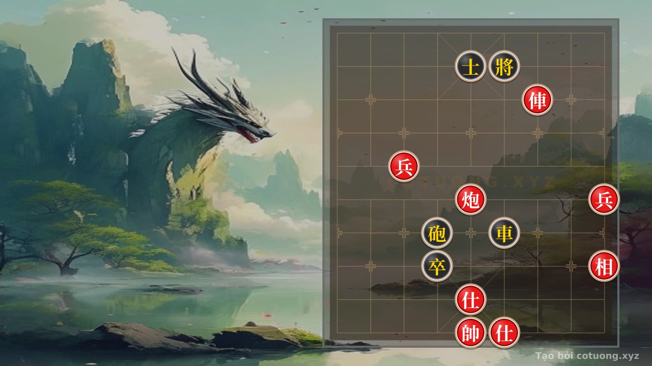 Thế cờ: Xiangqi Super Hard: Black's Defense Against the Red Chariot's Storm - Tactical Breakthrough — Cờ Tướng Online