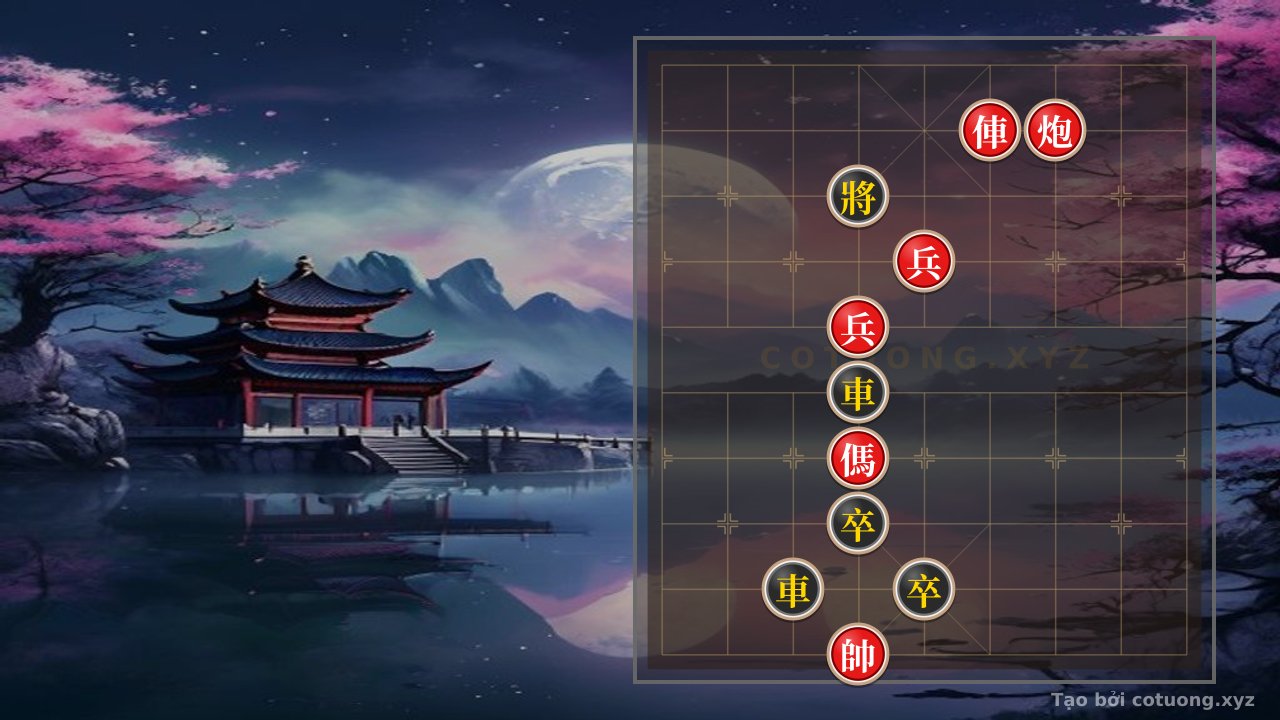 Thế cờ: 'Red Attacks Black General on File 8' - The Hidden Trap in the 'Chariot on File 9, Cannon on File 9' Formation (Warning for Online Xiangqi Players) — Cờ Tướng Online