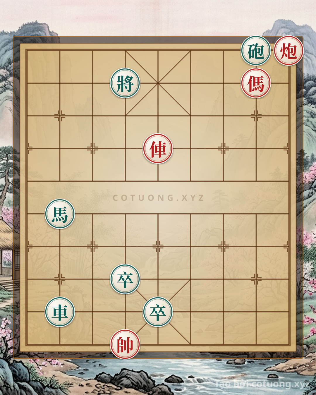 Challenge: Xiangqi: Red Cannon on File 8 Rank 10 - 'Hammer Strike' Tactics and Tips for Playing Against Anyone - Can you solve it?