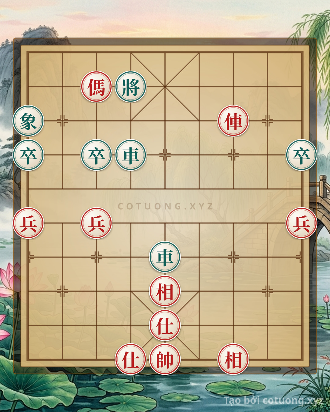 Challenge: The Art of Parrying the Red Horse's Killing Move: Counterattacking from a Desperate Position - Can you solve it?