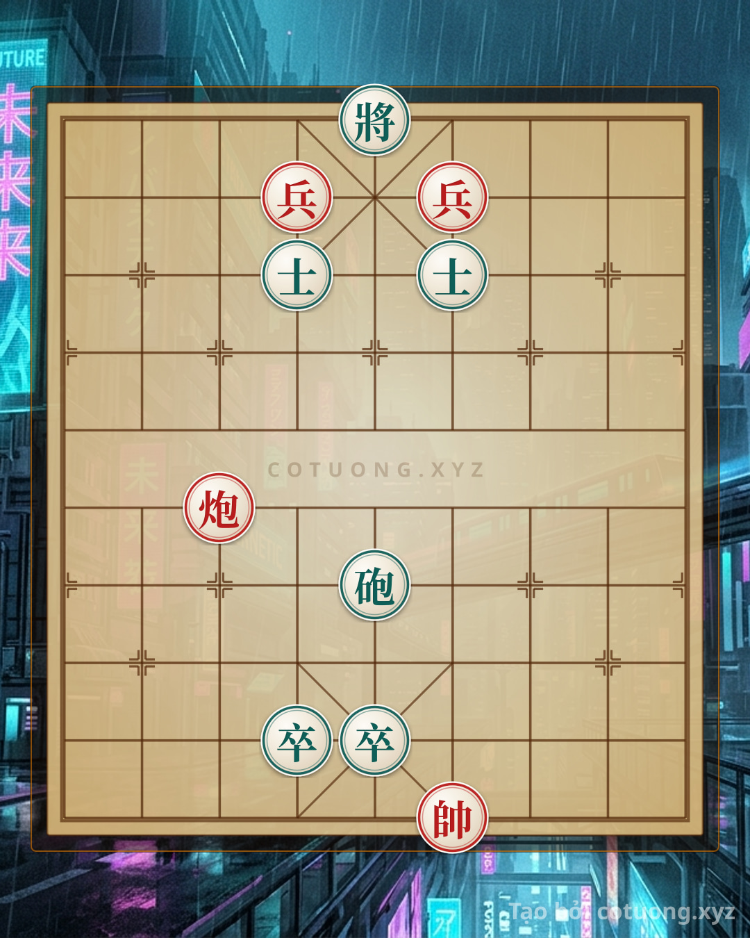 Challenge: Red Cannon Strikes Black General: Brutal Tactics in Xiangqi - Can you solve it?