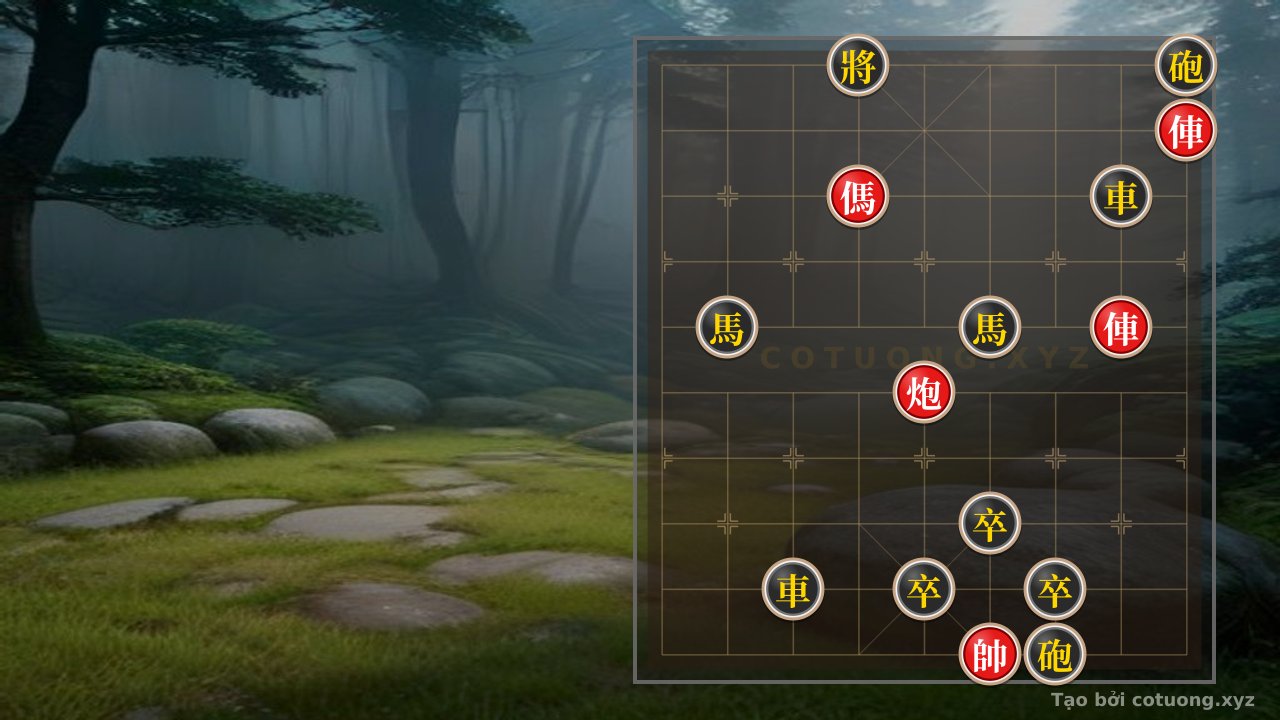 Thế cờ: Checkmate Strategy: Black Defends Like a King - Red Rook Challenges — Cờ Tướng Online