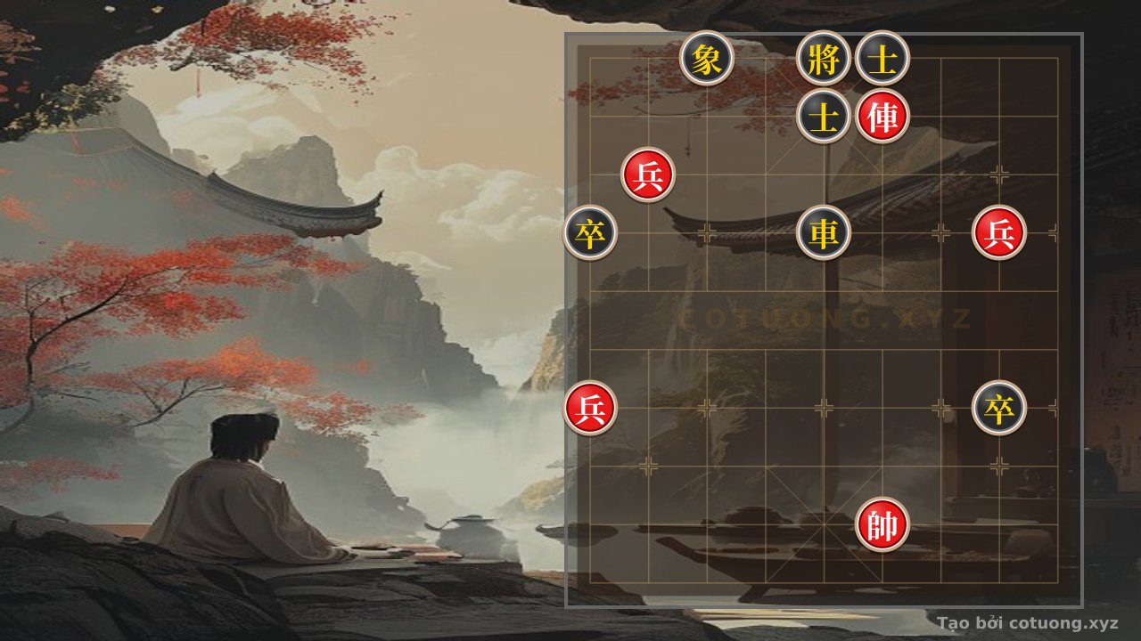 Thế cờ: The Ultimate Xiangqi Reversal: How Red Counters the Black Chariot's Threat on the Phoenix Palace — Cờ Tướng Online