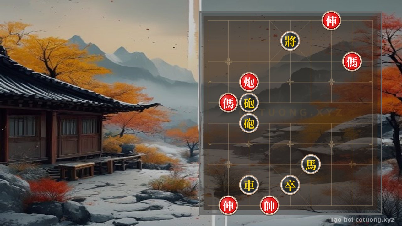 Thế cờ: Master's Secret Tips for Xiangqi: 2 Rooks, 2 Cannons, and 2 Horses - The Decisive Move of the Grandmaster — Cờ Tướng Online