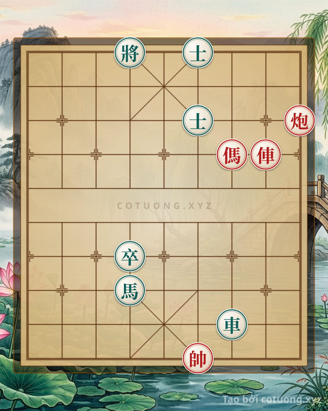 Thế cờ: Red Cannon and Black Chariot: Breakthrough Tactics in Xiangqi — Cờ Tướng Online