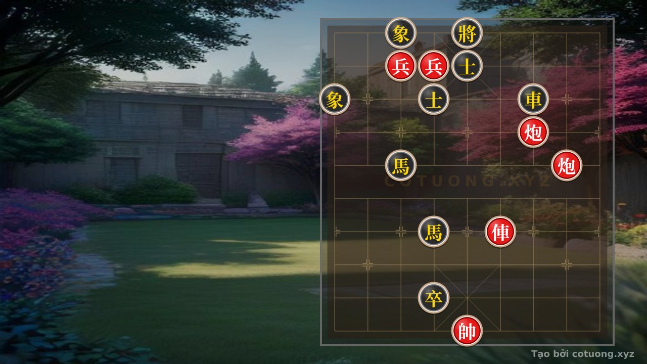 Thế cờ: The 'Red Cannon Strike' Formation - The Secret to Defeating the Black Horses in 5 Moves — Cờ Tướng Online