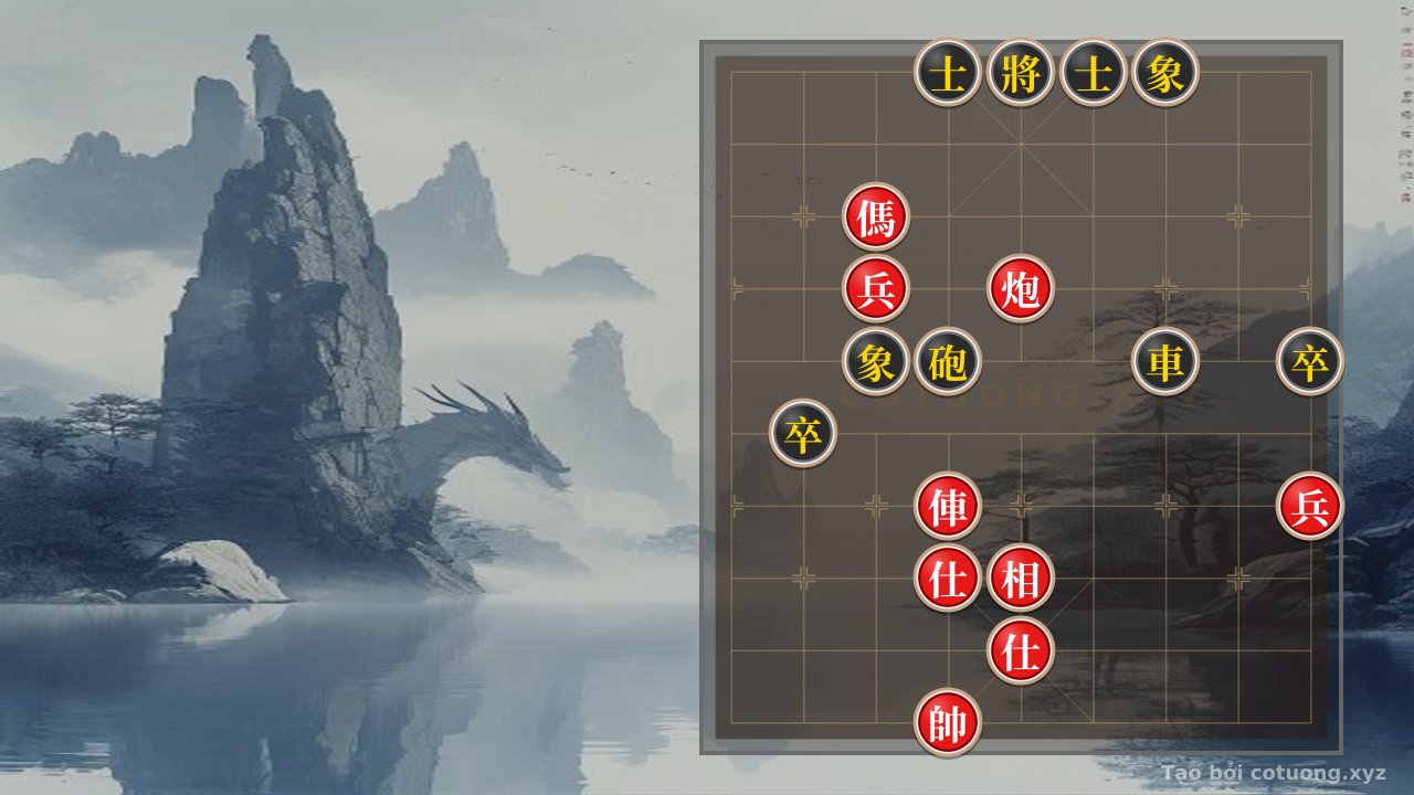 Thế cờ: Xiangqi Attack Secrets: Red Seizes Initiative, Breaks Black's Defense — Cờ Tướng Online