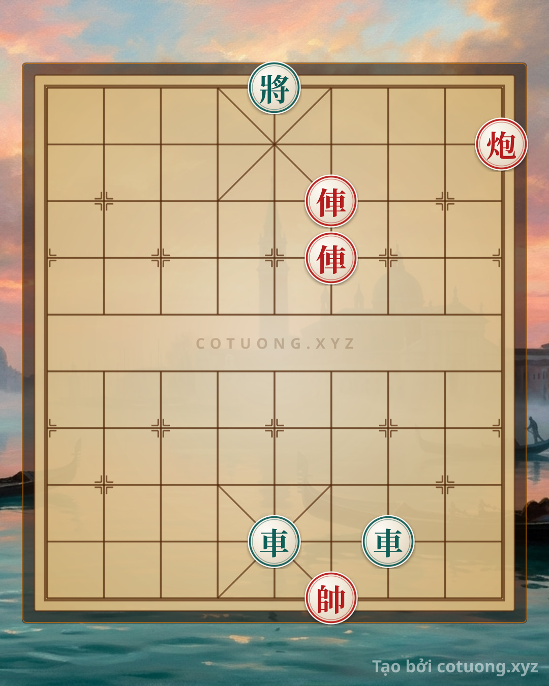 Challenge: The Mystery of Xiangqi: Red's Empty Cannon Trick to Expose the Black General, Combined with Rook and Horse to Create Chaos - Can you solve it?