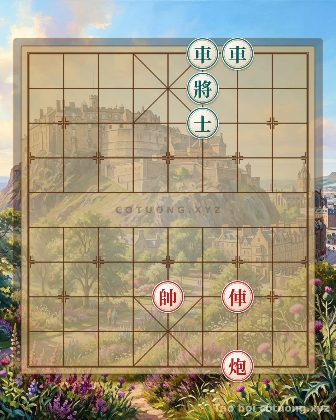 Thế cờ: Xiangqi: The Black Chariot's Trap - What Must Red Do? — Cờ Tướng Online