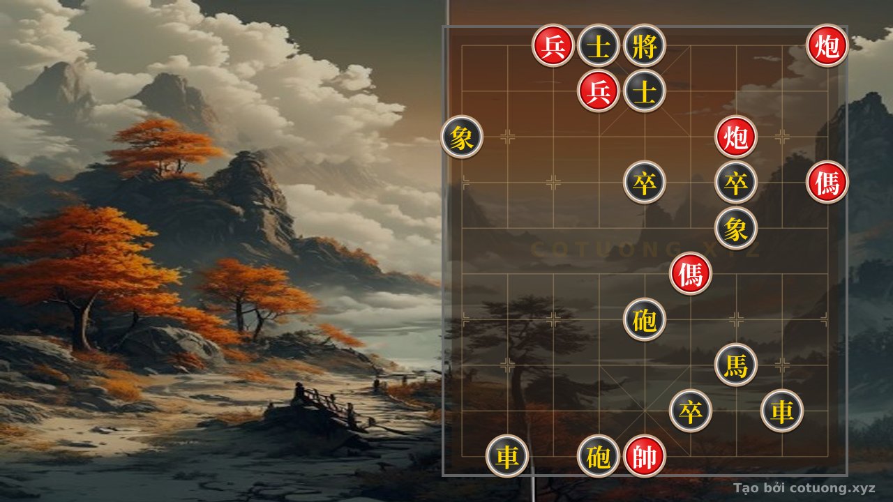 Thế cờ: The Secret of the 'Red Pawn on the 7th File' Formation in the 'Xich Bich' Opening - Modern Xiangqi Tactics — Cờ Tướng Online