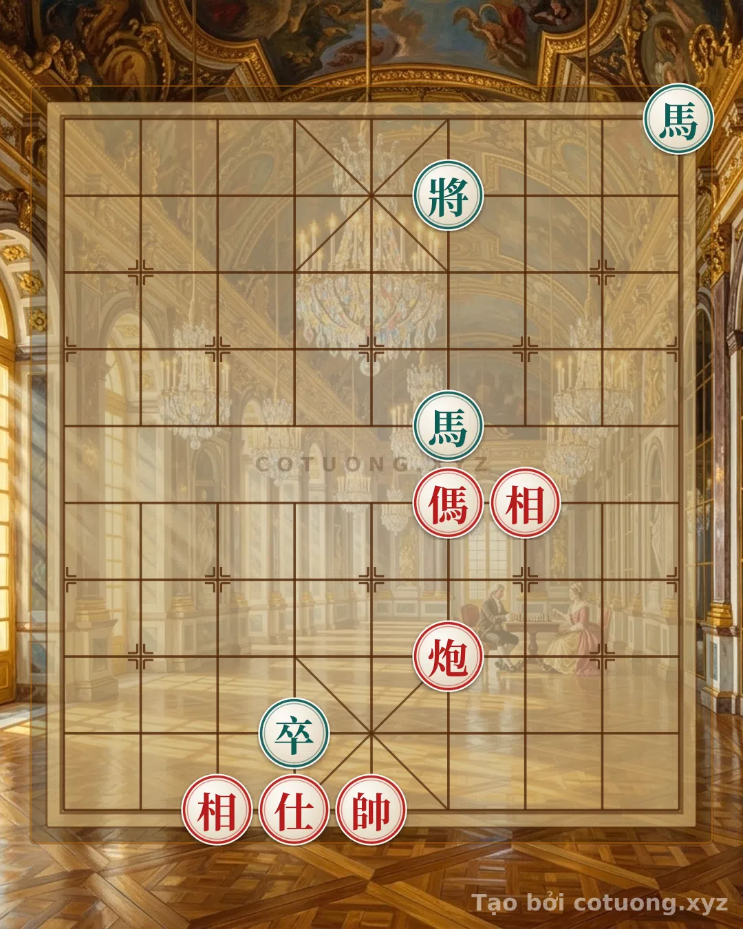 Thế cờ: The God Killer Trap in Endgame Rook-Horse: When Every Move Decides the Life and Death of the Black General — Cờ Tướng Online