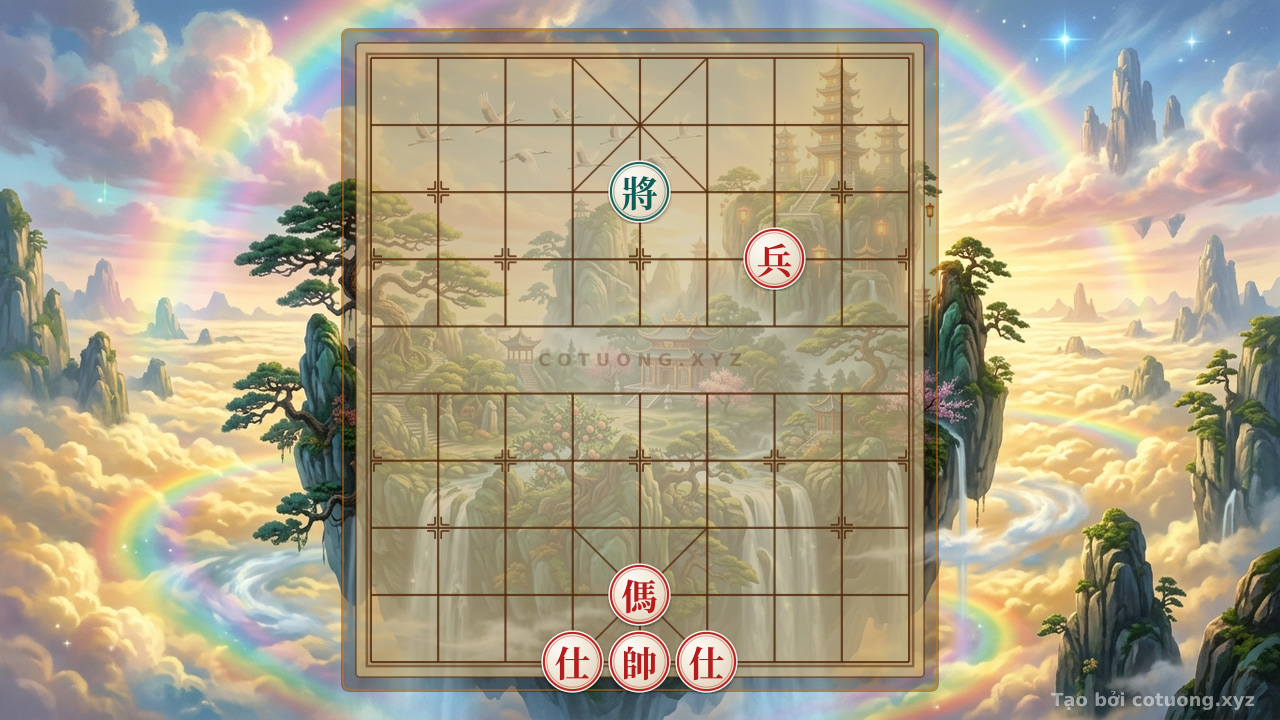 Thế cờ: Xiangqi: Red Strategy Opening - Forking on File 5 — Cờ Tướng Online