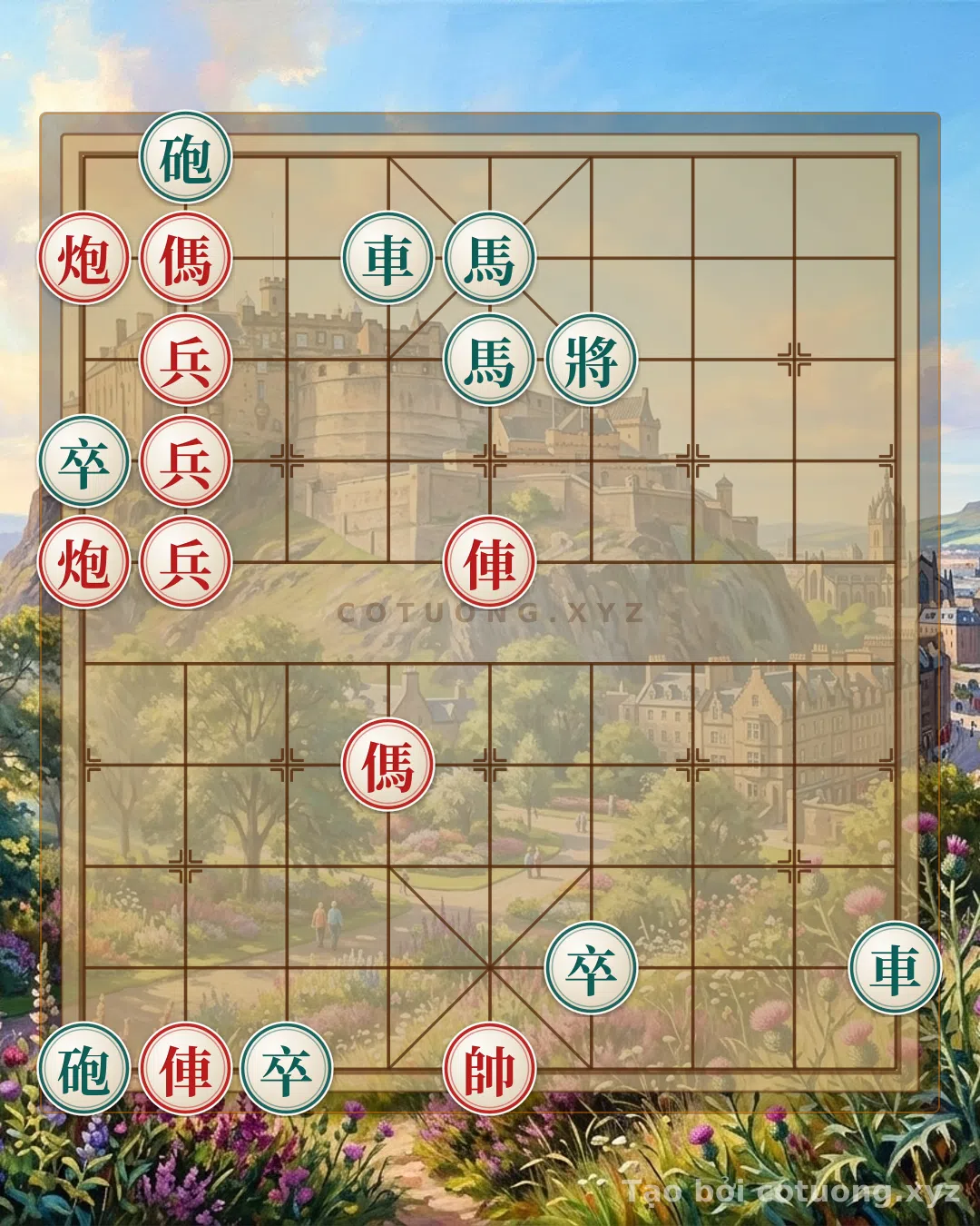 Thử Thách: Sát Cục Kinh Điển: Bẫy Tử Thần Trong Thế Song Xe Song Pháo - Khi Đỏ Đi Trước, Đen Liệu Có Thoát? - Bạn có thể giải được?