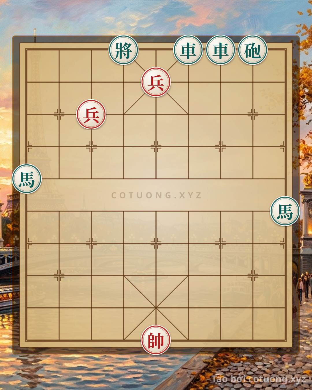 Challenge: Xiangqi Counterattack: The 'Double Horse Tear Net' Tactic Defeats Black's Chariot-Cannon in Just 3 Moves - Can you solve it?