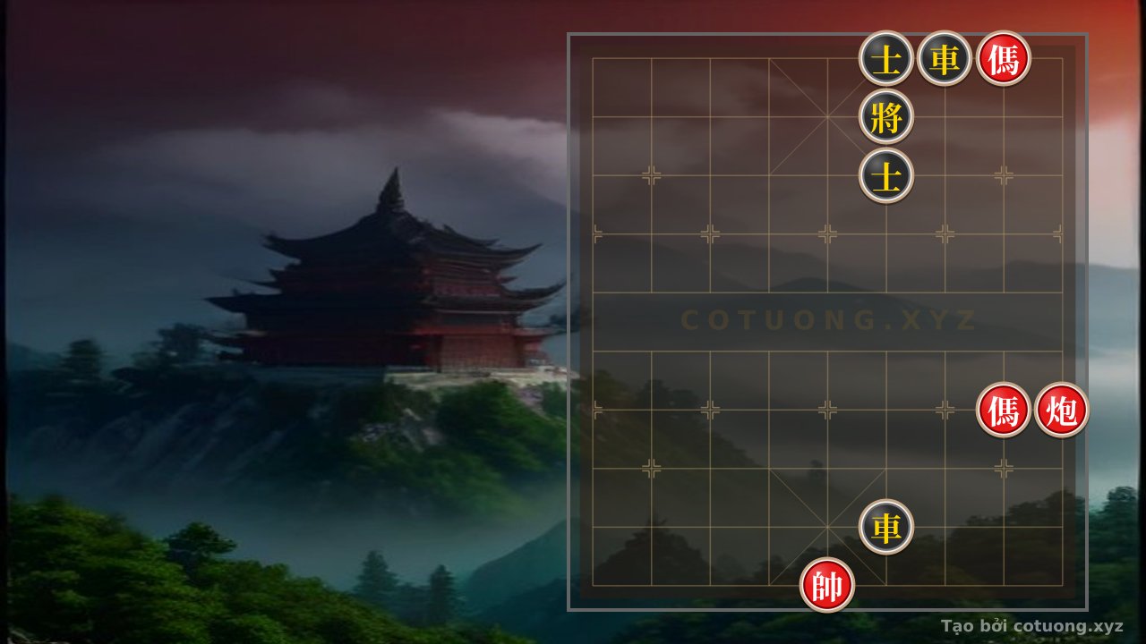 Thế cờ: Xiangqi: Red Horses Exchange Legs, Red Cannon 'Shoots' Black Chariot - Which Strategy Wins? — Cờ Tướng Online