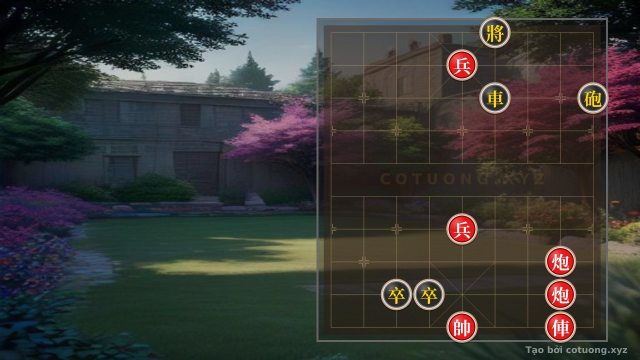 Thế cờ: Red Cannon's Piercing Strike: Elite Xiangqi Warfare - Position Analysis 5/10 — Cờ Tướng Online