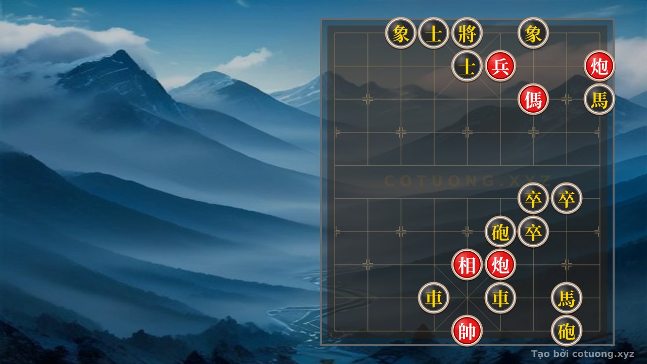 Thế cờ: Xiangqi: The Crucial Move of the Red Cannon at 4-3 — Cờ Tướng Online