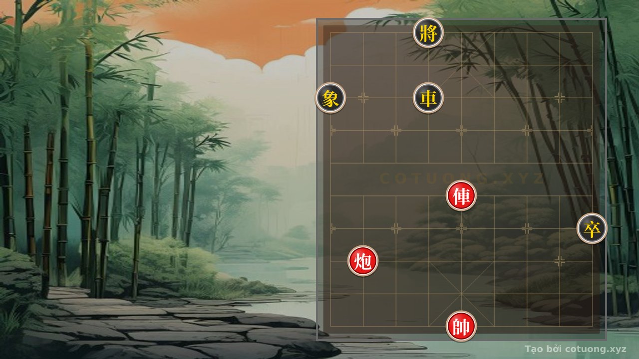 Thế cờ: Xiangqi: The Great Defense of the Black General in the 'Red Cannon Leap' Formation — Cờ Tướng Online