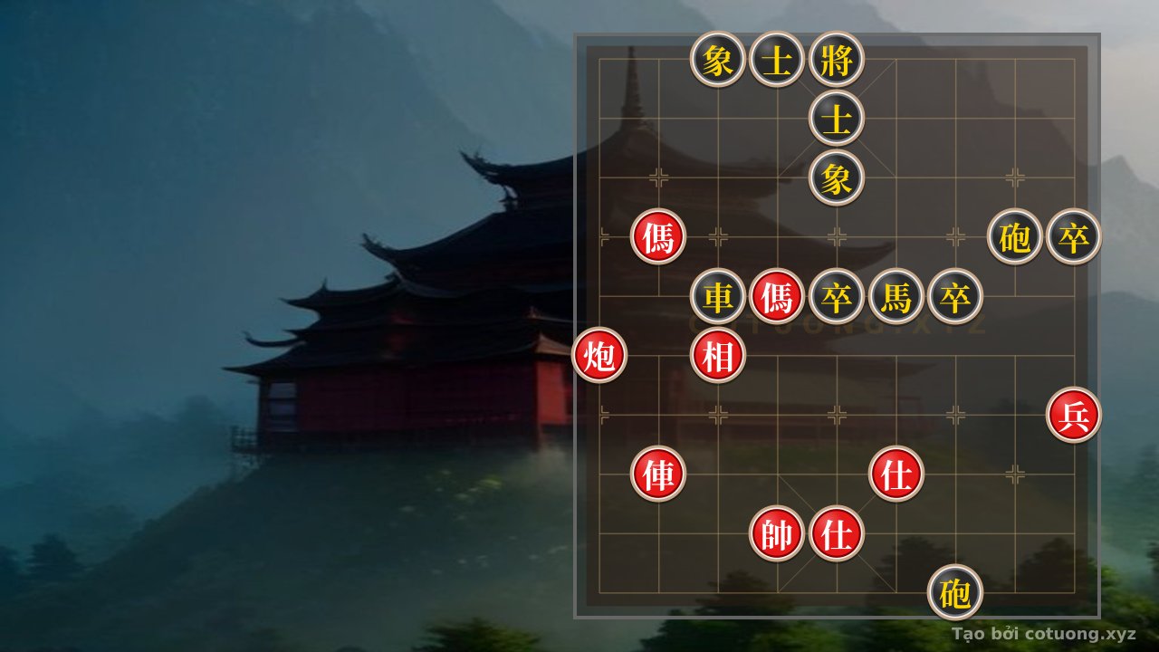 Thế cờ: The 'Red Chariot Rush' Trick - The Most Beautiful Xiangqi Move of 2024, Learn Now to Win! — Cờ Tướng Online