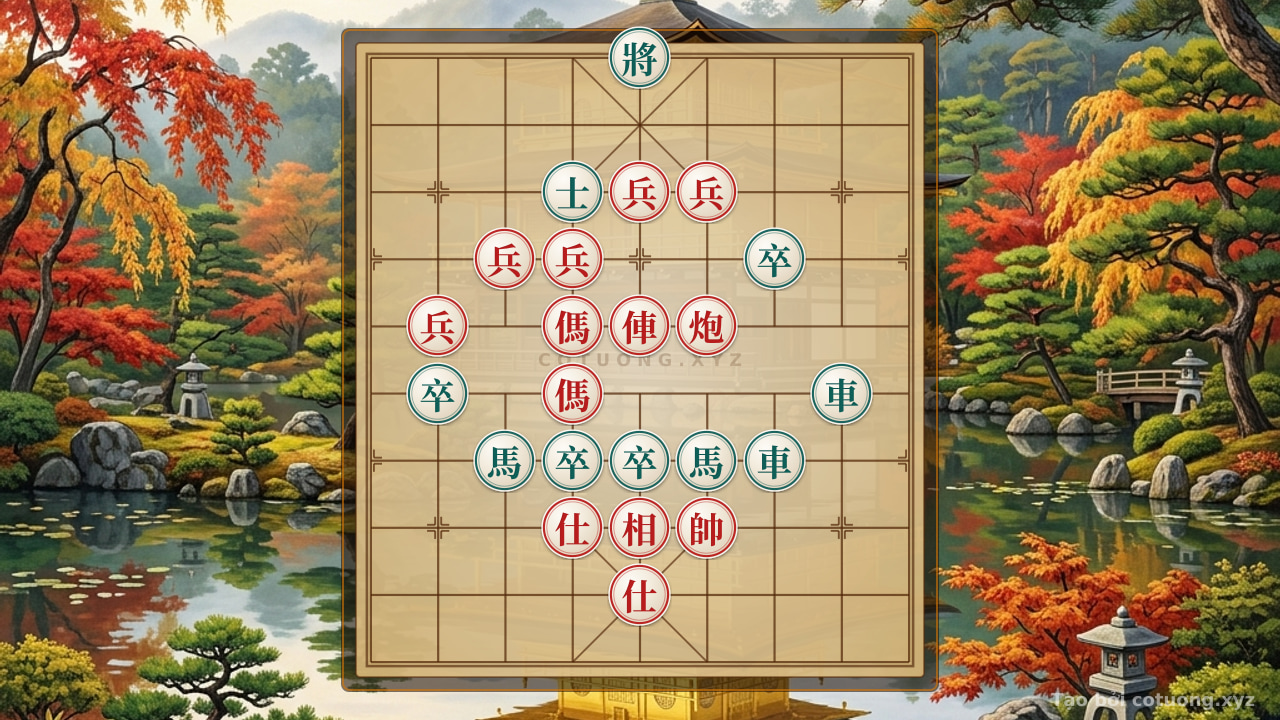 Thế cờ: Defeating Black with 'Phá Trận' - A Master's Strategy from the Open 5th Rank — Cờ Tướng Online