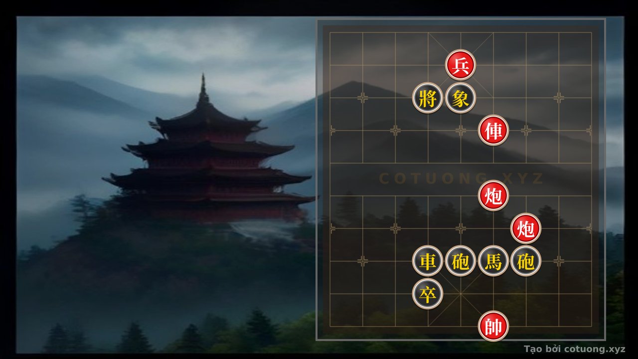 Thế cờ: Red General Chess: The 'Chariot Rush' and Dangerous Cannon Strategy — Cờ Tướng Online
