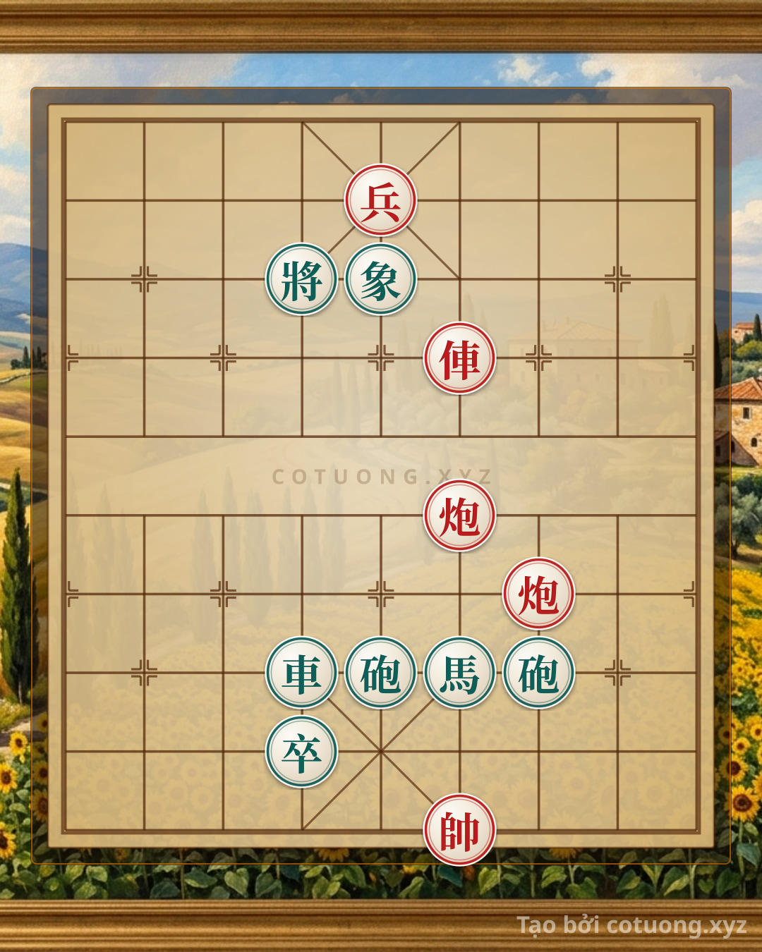 Challenge: Red General Chess: The 'Chariot Rush' and Dangerous Cannon Strategy - Can you solve it?