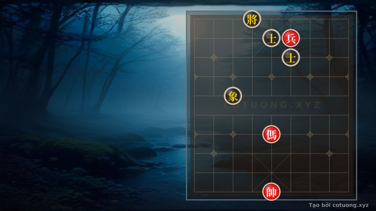 Thế cờ: Hidden General: Unraveling the Exposed General, Black Advisor's Unexpected Counterattack — Cờ Tướng Online