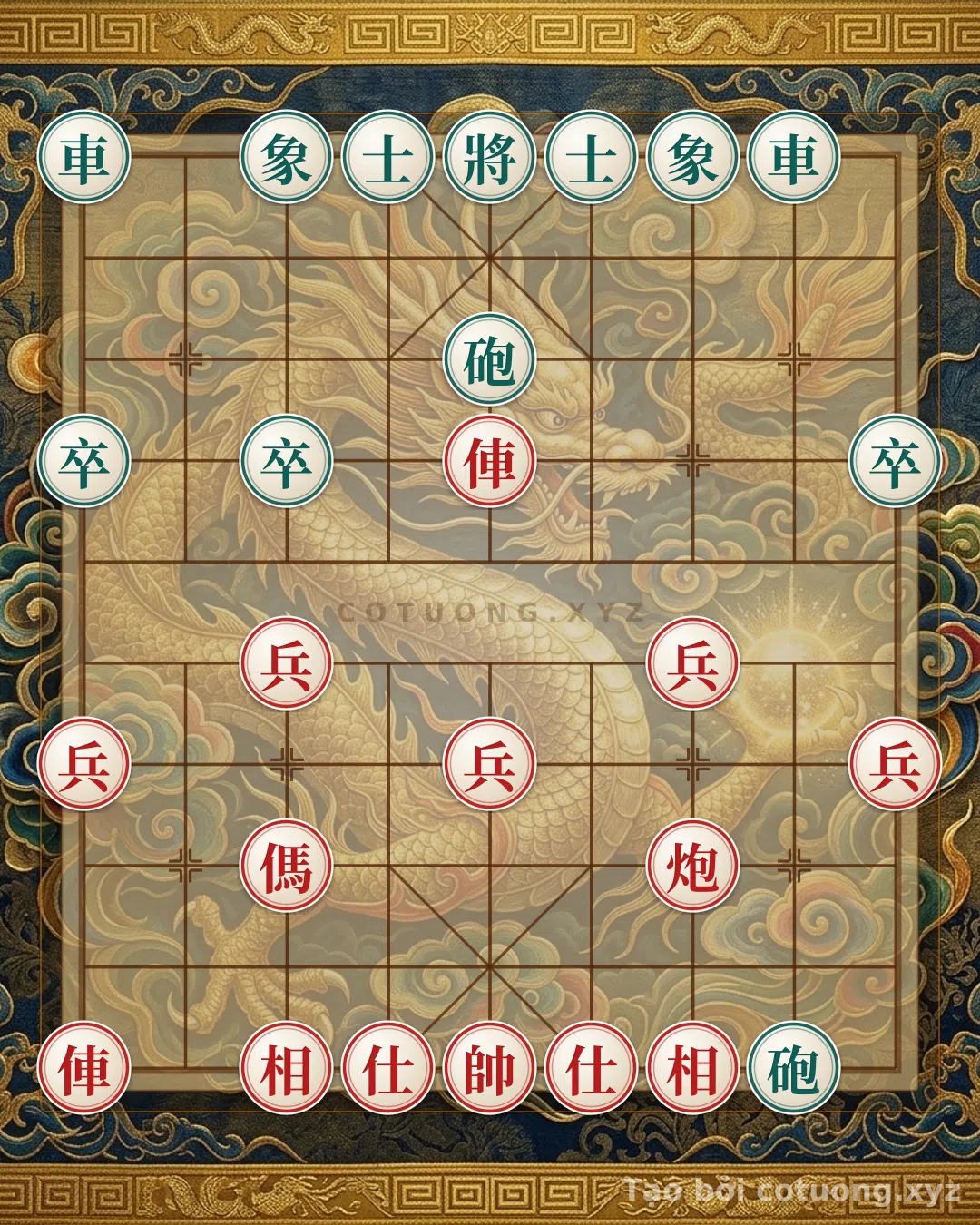 Challenge: Classic Checkmate Tactics: 2 Rooks, 2 Cannons, and 5 Pawns Crush 2 Rooks, 2 Cannons, and 3 Pawns - Xiangqi Masterpiece That Even AI Must Admire - Can you solve it?