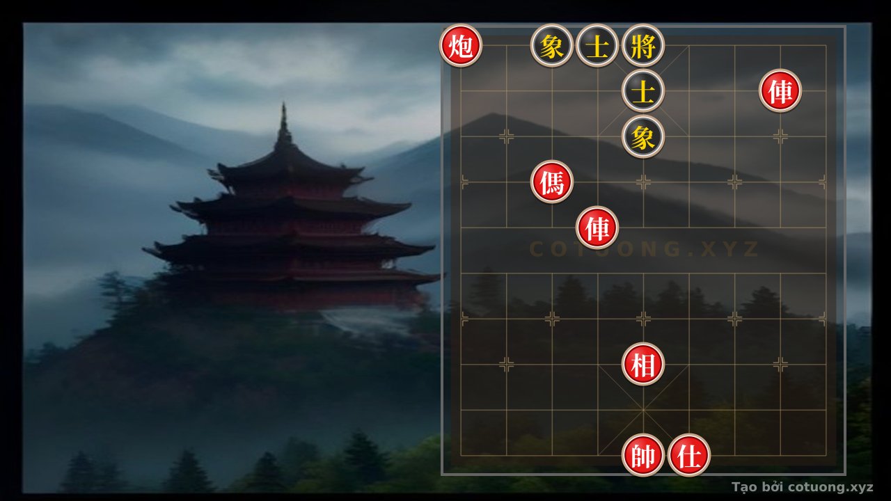 Thế cờ: Red Cannon's Ambush, Chaos Creation: The White Elephant's Puzzle on the Chessboard — Cờ Tướng Online